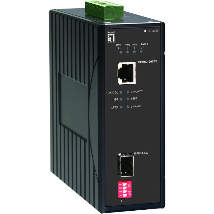 Level One IEC-2000 Convertidor de Medios 10/100TX a 100FX 2km