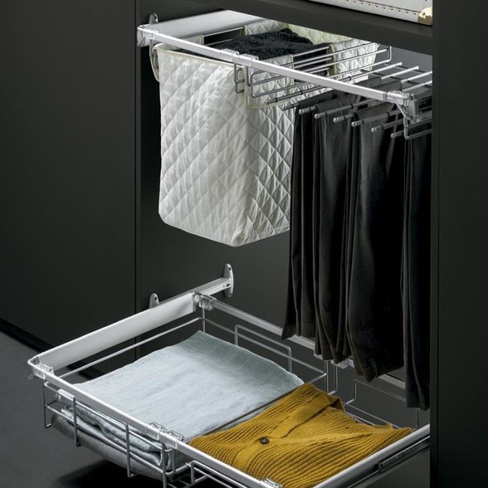 VIBO Cesto de Ropa Extraíble de Tela Modelo Dream - Ancho 380 mm 1