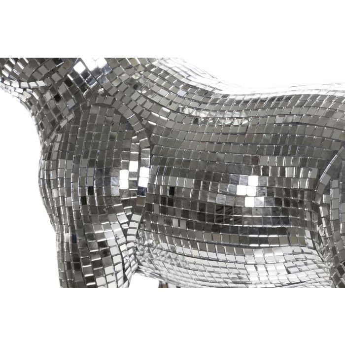 Figura Moderno DKD Home Decor Plateado 18.5 x 36 x 44.5 cm (2 Unidades) 2 Figura Moderno DKD Home Decor Plateado 18.5 x 36 x 44.5 cm (2 Unidades) 2