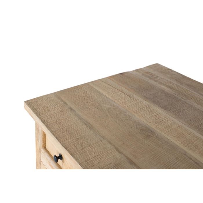 GINER Y COLOMER Escritorio Madera de Mango Natural con 2 Puertas y 2 Cajones 4