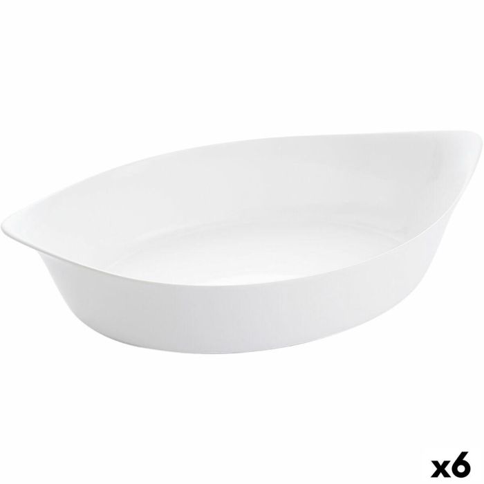 Fuente de Cocina Luminarc Smart Cuisine Ovalado Blanco Vidrio 6 Unidades 38 x 22 cm 0 Fuente de Cocina Luminarc Smart Cuisine Ovalado Blanco Vidrio 6 Unidades 38 x 22 cm 0