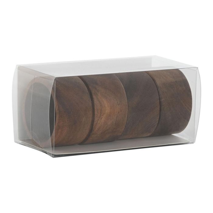 Servilletero Basicos DKD Home Decor Natural 5.5 x 3 x 5.5 cm Set de 4 1 Servilletero Basicos DKD Home Decor Natural 5.5 x 3 x 5.5 cm Set de 4 1