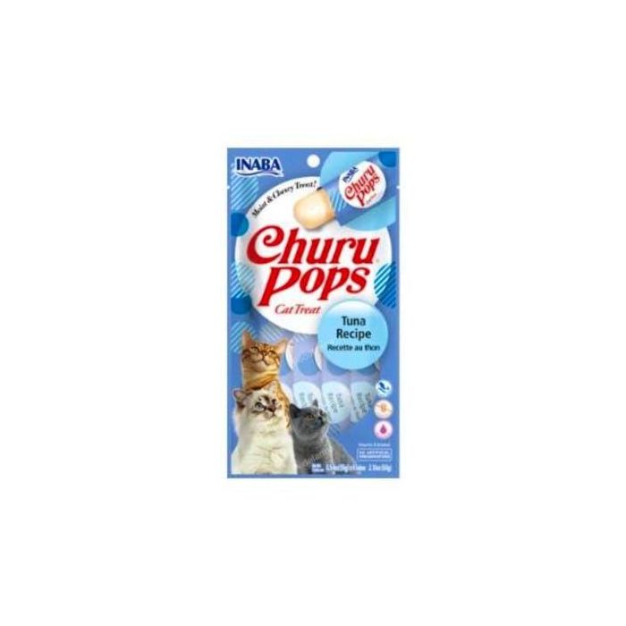 CHURU VET Churu Pops Snack para Gatos, Atún, 4 Sticks de 15g