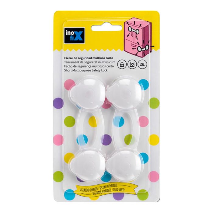 Inofix Cierre Seguridad Multiuso Corto Blanco 5101-2-001 Blister 2 Unid. Adhesivo Plástico Seguridad Muebles 1 Inofix Cierre Seguridad Multiuso Corto Blanco 5101-2-001 Blister 2 Unid. Adhesivo Plástico Seguridad Muebles 1