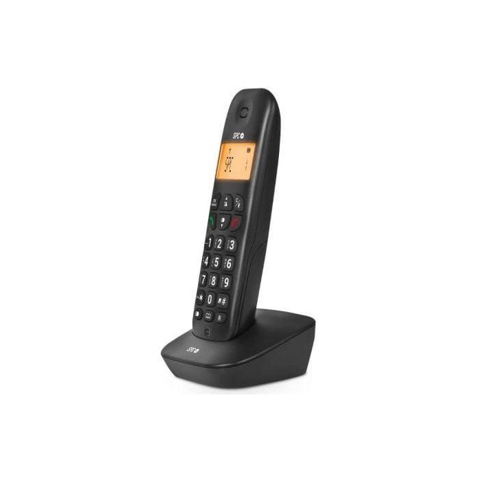 SPC 7300NS Teléfono Inalámbrico Air Negro con Pantalla Retroiluminada, Agenda 20 Contactos, Modo Eco, Ligero 2