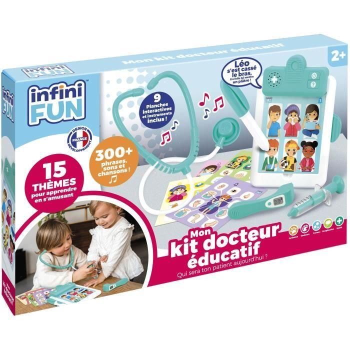 KD AAAAL87402 My Educational Doctor Kit: Juego educativo con +300 frases y 15 temas para niños de 2+ años 1