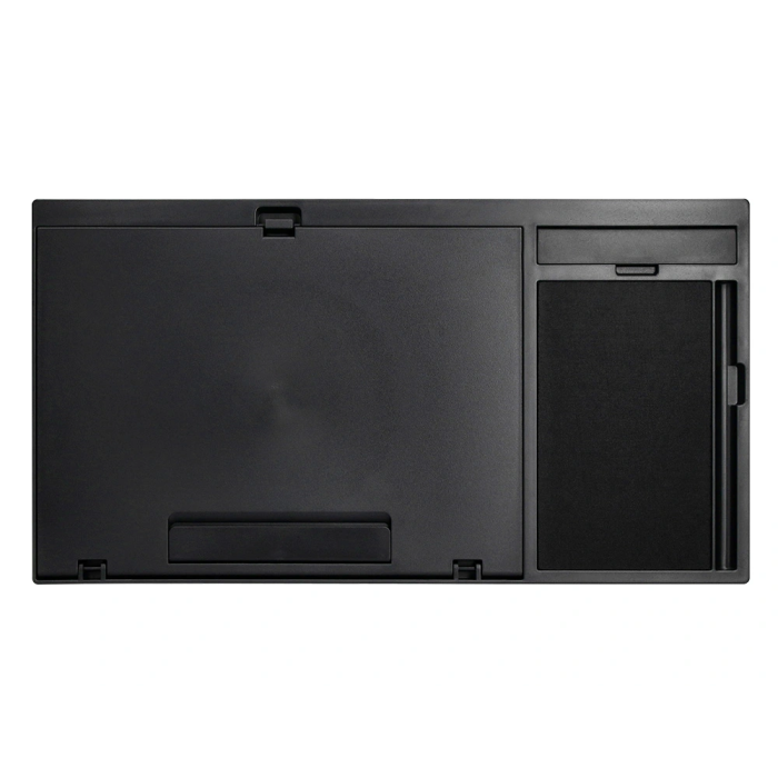 Q-connect Soporte Portátil Multifuncional Ajustable Hasta 17 Pulgadas, Soporte Movil y Ratón, 7 Ángulos, Negro 1