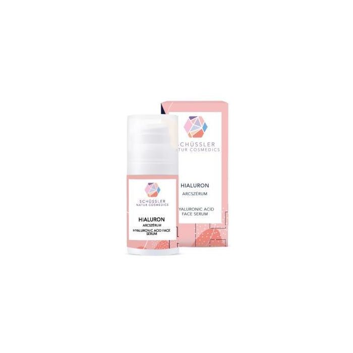 Schussler Natur Cosmedics Sérum Facial de Ácido Hialurónico 30ml – Antiarrugas, Hidratante y Tensor para Cara, Cuello y Escote