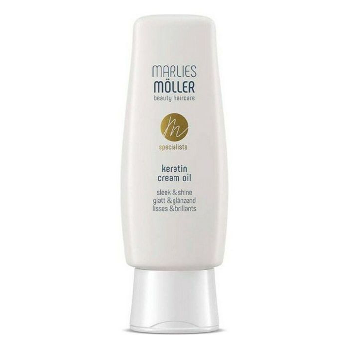 Marlies Möller KERATIN Cream Oil: Tratamiento Reparador con Queratina para Cabello Seco, Anti-Frizz, Brillo y Suavidad 100 ml Marlies Möller KERATIN Cream Oil: Tratamiento Reparador con Queratina para Cabello Seco, Anti-Frizz, Brillo y Suavidad 100 ml