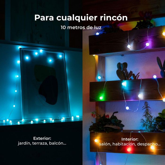 Tiras LED KSIX RGB (10 m) 8 Tiras LED KSIX RGB (10 m) 8