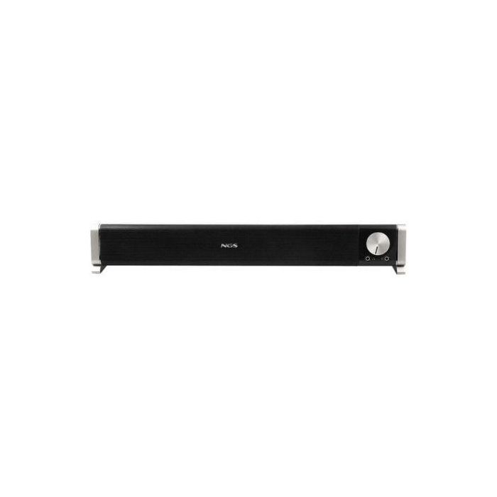 NGS SB500-BT Barra de Sonido Inalámbrica Bluetooth 20W Estéreo para PC TV Smartphone USB Jack 3.5mm Micrófono Auriculares Negra NGS SB500-BT Barra de Sonido Inalámbrica Bluetooth 20W Estéreo para PC TV Smartphone USB Jack 3.5mm Micrófono Auriculares Negra