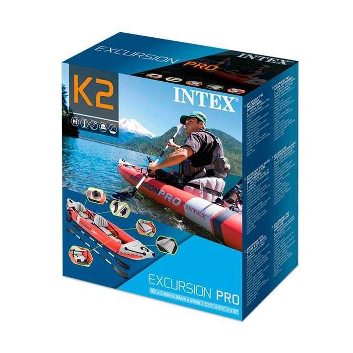 Kayak excursion pro 384x94x46 cm. incluye remos aluminio y bomba. 4 Kayak excursion pro 384x94x46 cm. incluye remos aluminio y bomba. 4