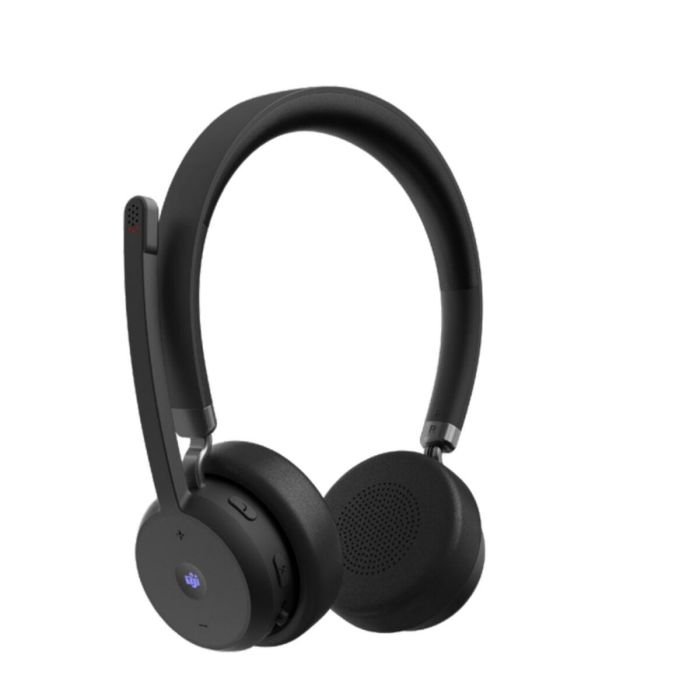 Lenovo Auriculares Inalámbricos Diadema VoIP Bluetooth 5.3 Oficina/Call Center con Micrófono Boom y Cancelación Ruido Negro Lenovo Auriculares Inalámbricos Diadema VoIP Bluetooth 5.3 Oficina/Call Center con Micrófono Boom y Cancelación Ruido Negro