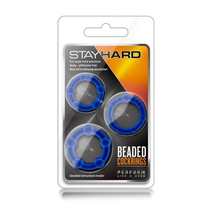 Anillo para el Pene Blush Stay Hard Azul 1 Anillo para el Pene Blush Stay Hard Azul 1