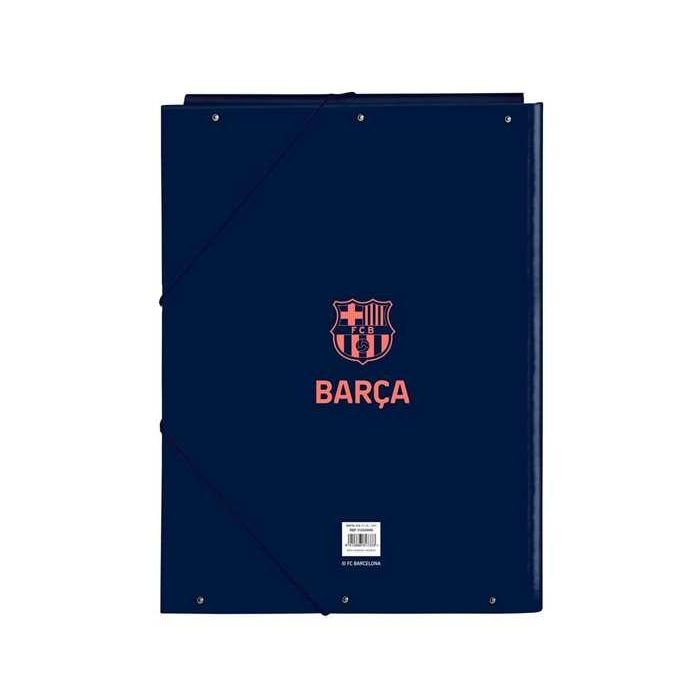 Carpeta folio 3 solapas f.c.barcelona 2ª equipacion 26x33,5x2,5cm 1