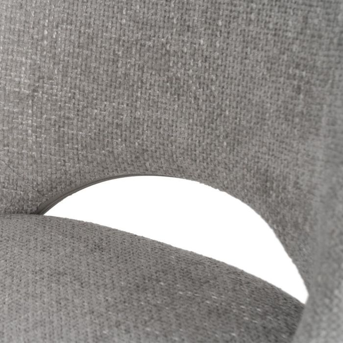 Silla Gris Tejido-Metal Salón 48 X 61 X 85 cm