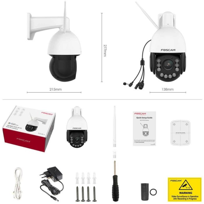 Foscam SD4H 2K 4 MP Outdoor berwachungskamera wei 6