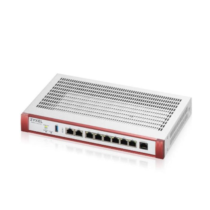 Zyxel USG FLEX 500H (USGFLEX500H - EU0102F) Firewall UTM, 8x1GbE, 4x2.5GbE, Puertos PoE+, Alta Seguridad para Empresa