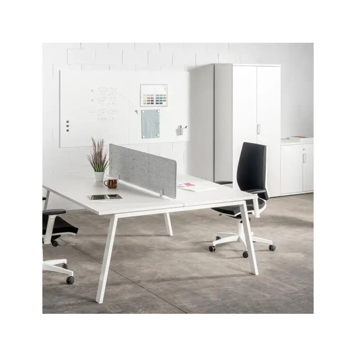 Rocada Pizarra Blanca Lacada Magnética Modular 240x120 cm (2 Módulos 120x120 cm) SkinWhiteBoard Apta para Rotuladores y Tiza Líquida 8