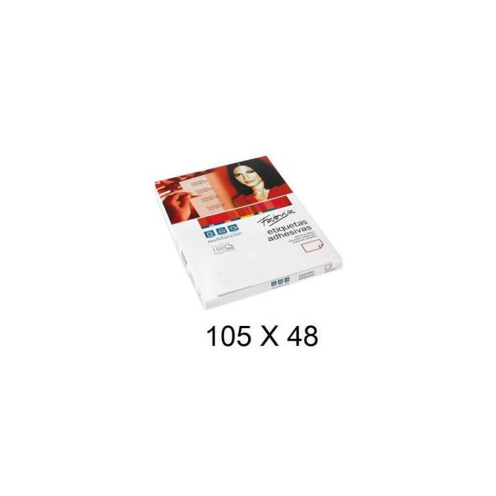 Caja 100 Hojas Etiquetas Adhesivas Ilc Blanca 105X48 Fabrisa 15316 0 Caja 100 Hojas Etiquetas Adhesivas Ilc Blanca 105X48 Fabrisa 15316 0