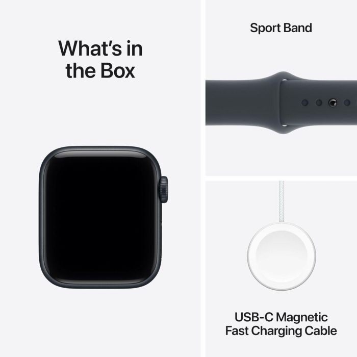 Apple Watch SE 3 Cellular 40mm GPS + Cellular Aluminio Negro - Caja Medianoche con Correa Deportiva Medianoche S/M 1