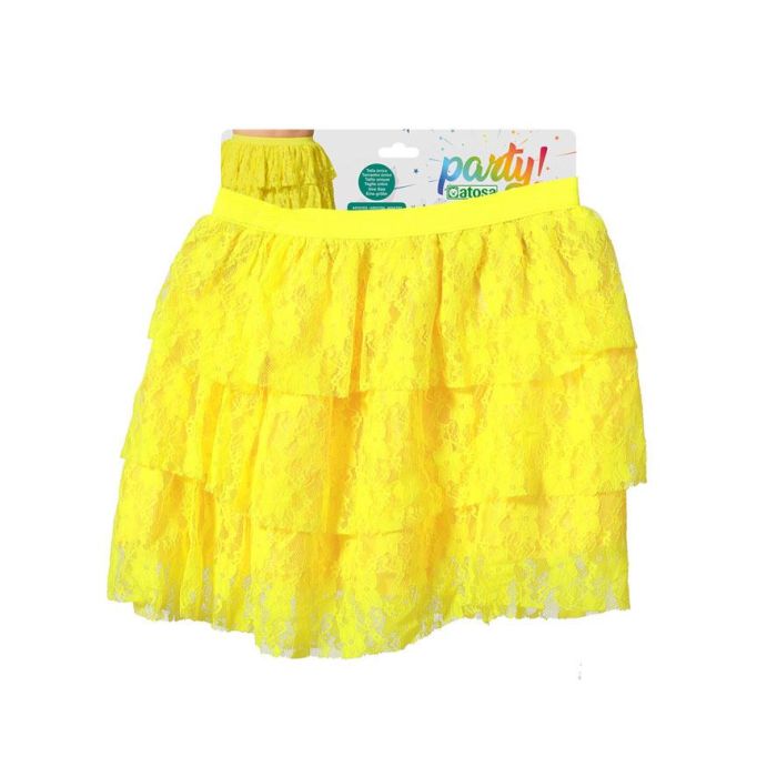 Falda Amarillo para disfraces o comparsas 1