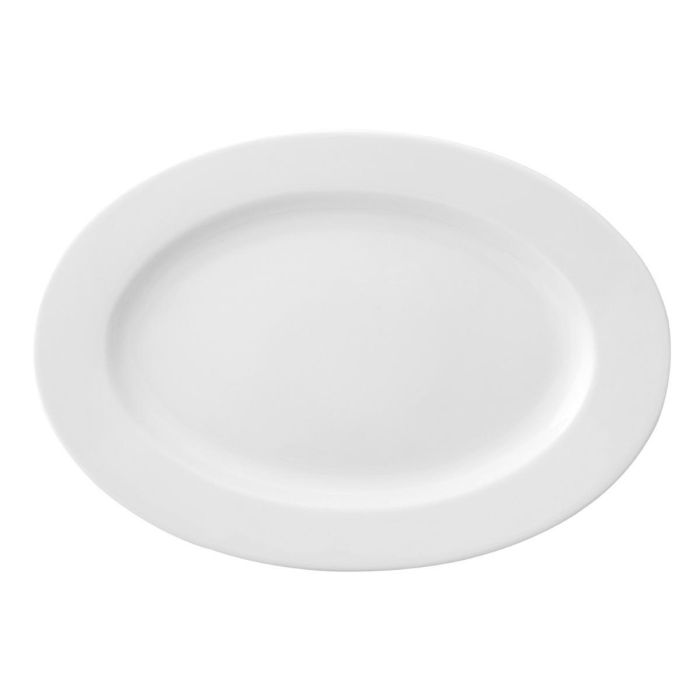 Ariane Plato Oval Prime Porcelana Reforzado Profesional Apilable 38x25 cm Blanco - Apto Lavavajillas/Microondas/Horno (Pack 6) 0 Ariane Plato Oval Prime Porcelana Reforzado Profesional Apilable 38x25 cm Blanco - Apto Lavavajillas/Microondas/Horno (Pack 6) 0