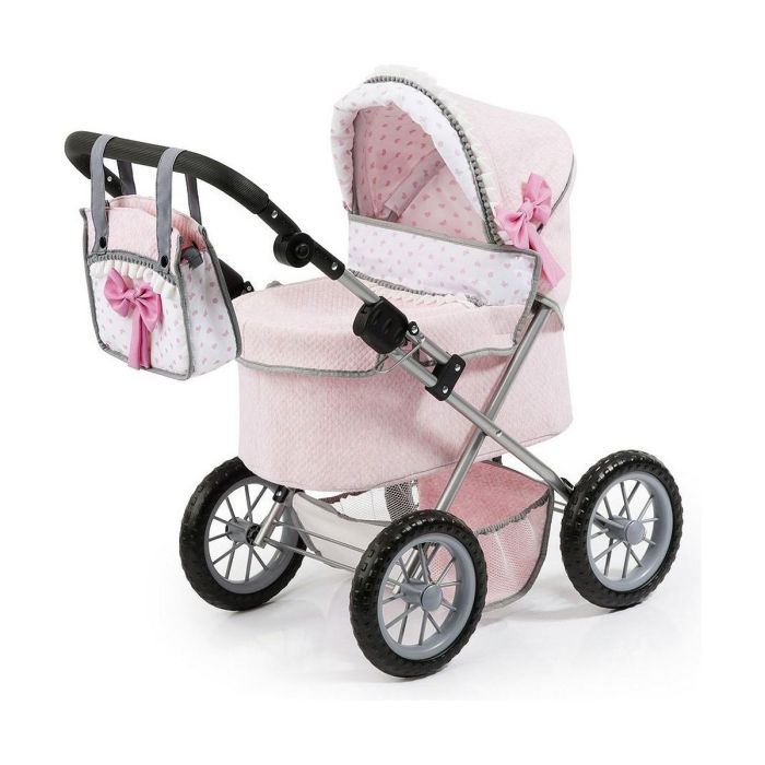 Coche muñecas trendy rosa 68x67x41 cm