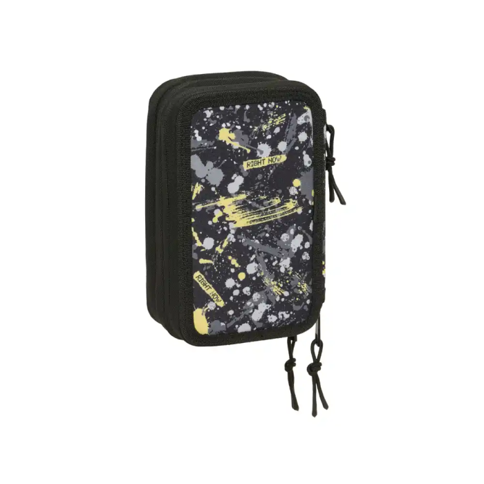 Safta Plumier Escolar Triple Cremallera 37 Piezas Graffiti 195x125x55 mm 1