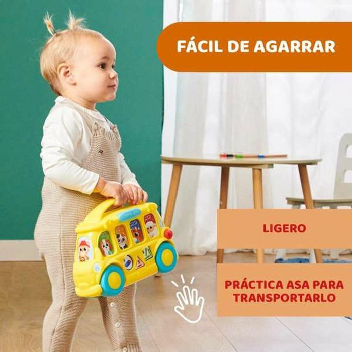 Chicco Autobús Interactivo con Luces y Sonidos Bilingüe – Juguete Educativo para Niños 4
