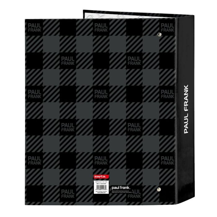 Carpeta de anillas Paul Frank Campers Negro A4 (27 x 33 x 6 cm) 1 Carpeta de anillas Paul Frank Campers Negro A4 (27 x 33 x 6 cm) 1
