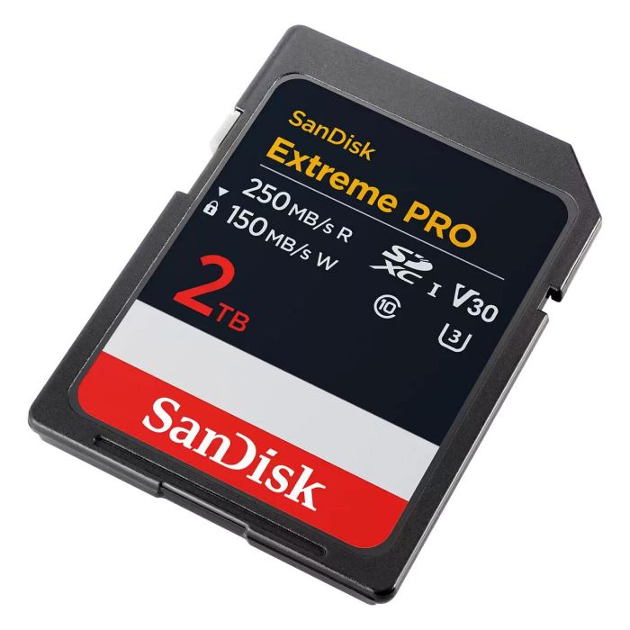 Sandisk Extreme PRO XC UHS-I 2TB Tarjeta SDXC, Clase 10, UHS-I, Lectura 250MB/s, Escritura 150MB/s 1
