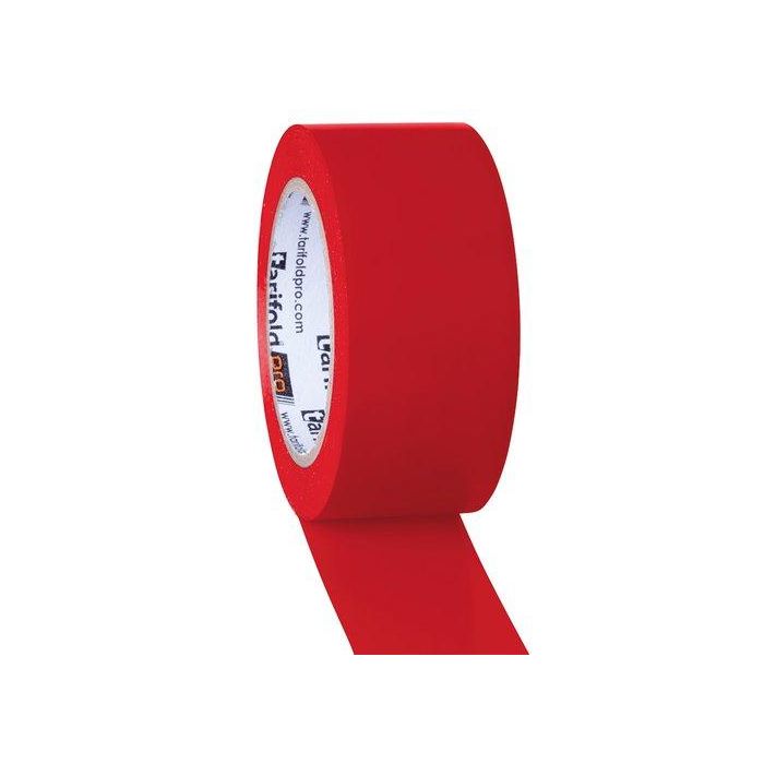 Djois Cinta adhesiva para marcaje y señalización de suelo, 50 mm x 33 m, color rojo