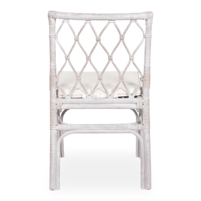 DKD Home Decor Silla Top chairs 2c24 Blanco 56 x 85 x 50 cm (2 Unidades) 3