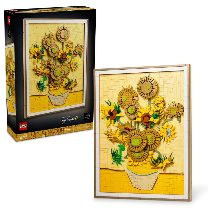 Lego 31215 Vincent van Gogh Girasoles - Arte mural, Construcción para adultos 4