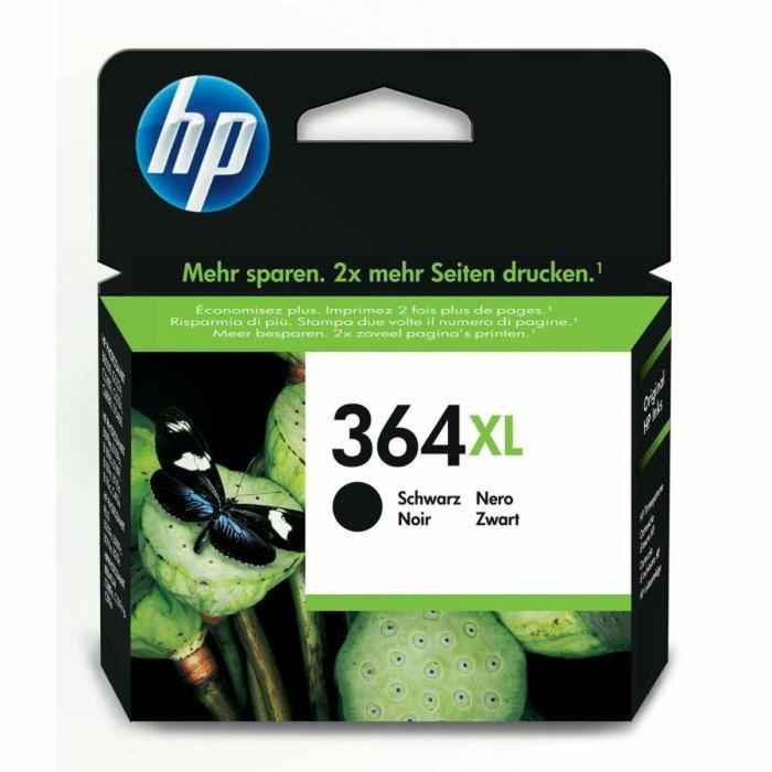 Cartucho de tinta original negro HP 364XL de alto rendimiento para HP DeskJet 3070A y HP Photosmart 5525/6525 (CN684EE)