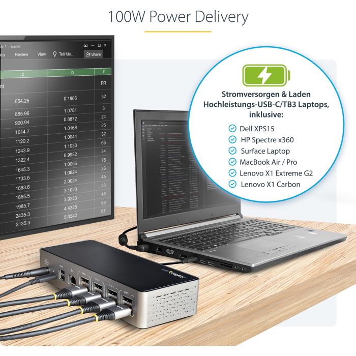 Hub USB Startech DK31C4DPPDUE 2 Hub USB Startech DK31C4DPPDUE 2