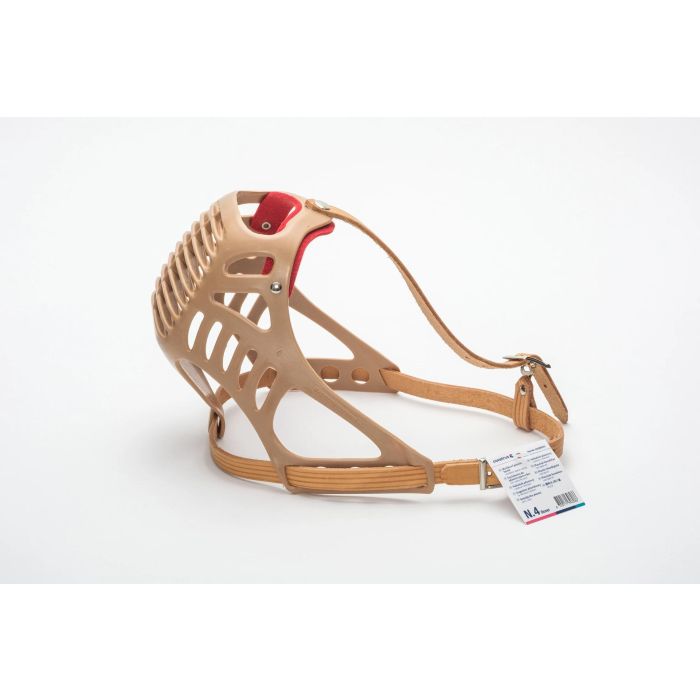 Covetrus Bozal de Plástico C-Trela para Perros Tamaño Boxer No. 4, Circunferencia 48 cm