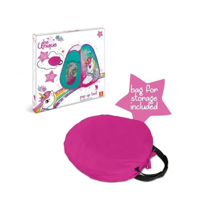 Mondo Tienda emergente Unicornio para Niños, Interior/Exterior, Fibra Vidrio, Poliéster, Decoración Doble Cara, 85x83x100cm, Incluye Bolsa 2 Mondo Tienda emergente Unicornio para Niños, Interior/Exterior, Fibra Vidrio, Poliéster, Decoración Doble Cara, 85x83x100cm, Incluye Bolsa 2