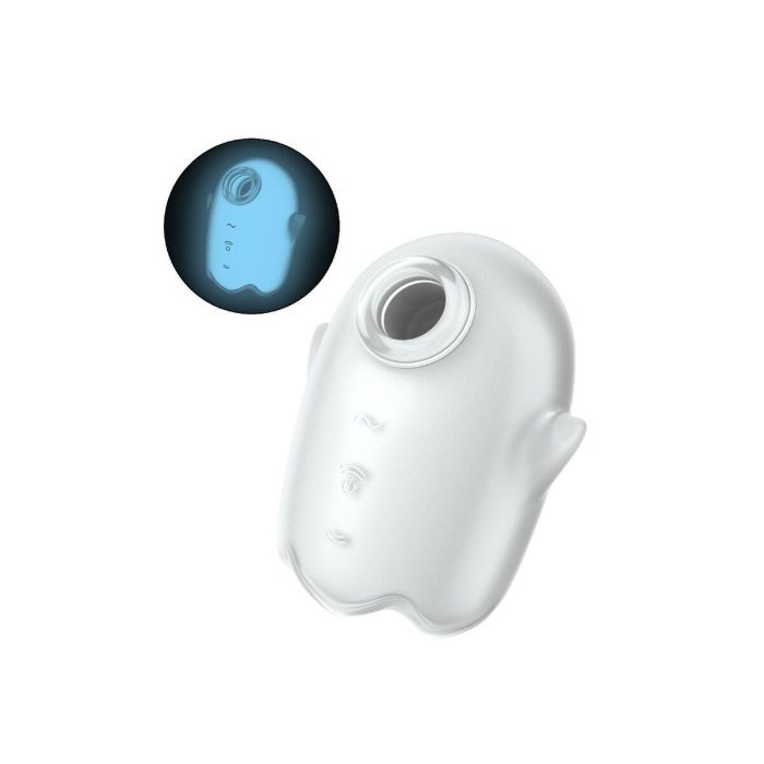 Succionador de Clítoris Satisfyer Glowing Ghost Blanco Succionador de Clítoris Satisfyer Glowing Ghost Blanco