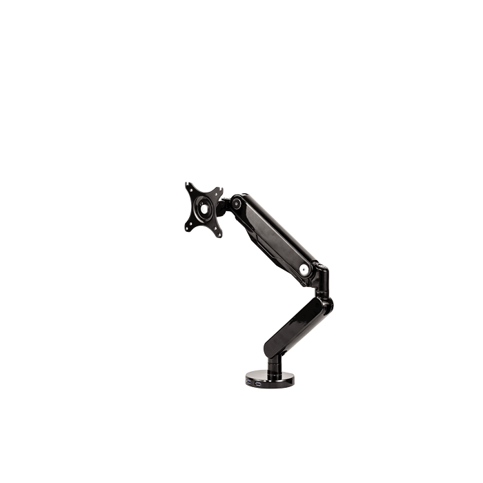 Fellowes BRAZO PARA MONITOR 8043301 Soporte de Escritorio hasta 30" 9kg, 2 Puertos USB 3.2, Negro 0 Fellowes BRAZO PARA MONITOR 8043301 Soporte de Escritorio hasta 30" 9kg, 2 Puertos USB 3.2, Negro 0