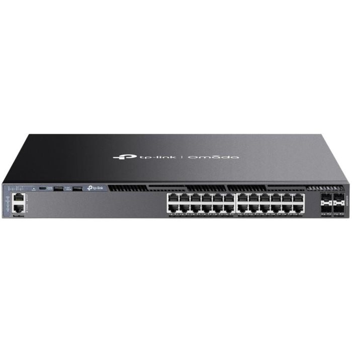 TP-Link SG6428X Switch Omada Gestionado L3, 24 Puertos Gigabit Ethernet, Montaje en rack, Conmutador Empresarial