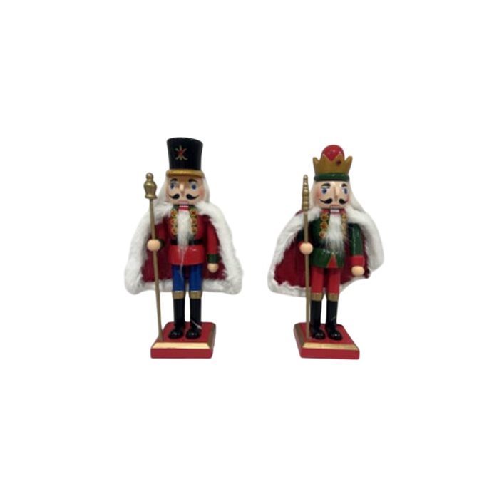 DKD Home Decor Figura Navidad Tradicional Cascanueces Multicolor 7 x 25.5 x 12 cm (6 Unidades)