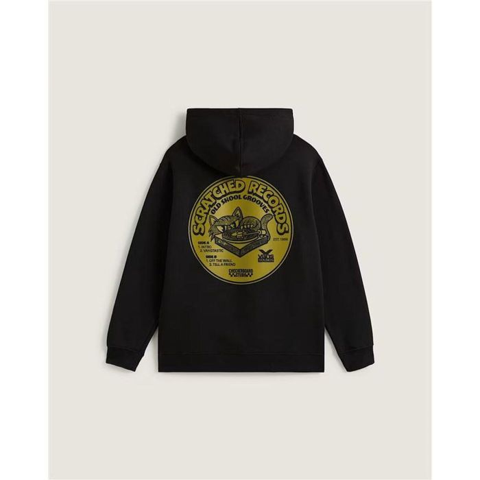 Sudadera con Capucha Niño Vans Scratched Records Negro M 1 Sudadera con Capucha Niño Vans Scratched Records Negro M 1