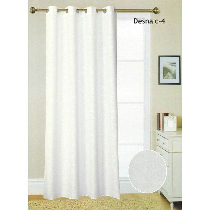 Cortina Hosteline DESNA Blanco 140 x 260 cm