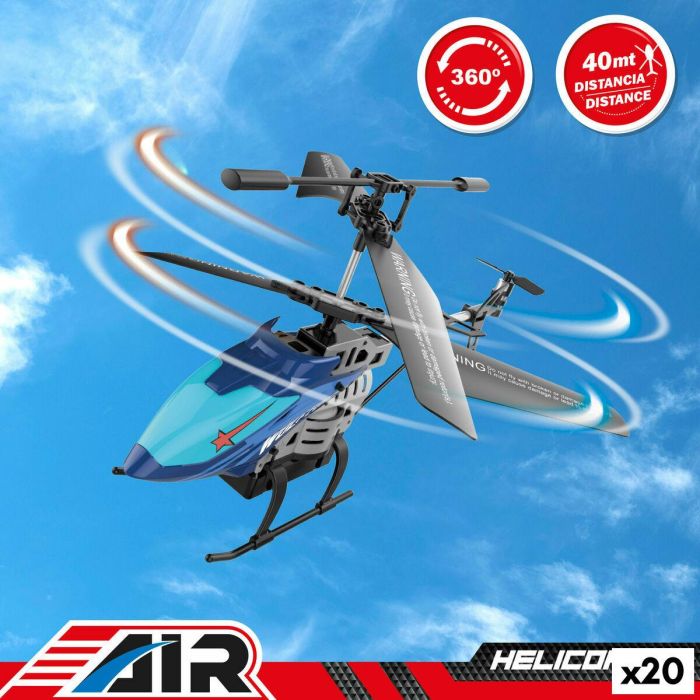 Helicóptero con Radiocontrol Colorbaby (2 Unidades) 11 Helicóptero con Radiocontrol Colorbaby (2 Unidades) 11