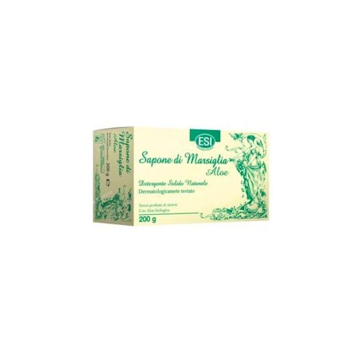 TREPATDIET-ESI Jabón de Marsella Aloe Vera en Pastilla 200g - Ideal Pieles Sensibles y Delicadas