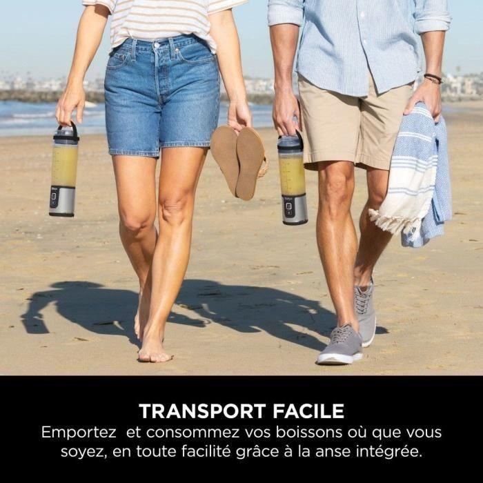 Ninja BC151EUBK Batidora Portátil sin Cable Ninja Blast Negra 1