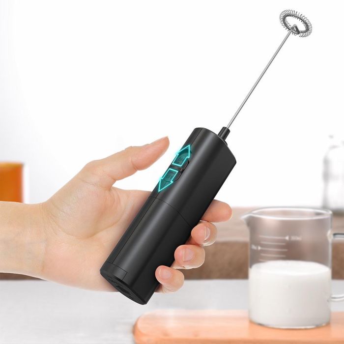 Edm Espumador de leche eléctrico con pilas AA, 14000 rpm, acero inoxidable 304, 3.5x2.25x19.8 cm 5 Edm Espumador de leche eléctrico con pilas AA, 14000 rpm, acero inoxidable 304, 3.5x2.25x19.8 cm 5