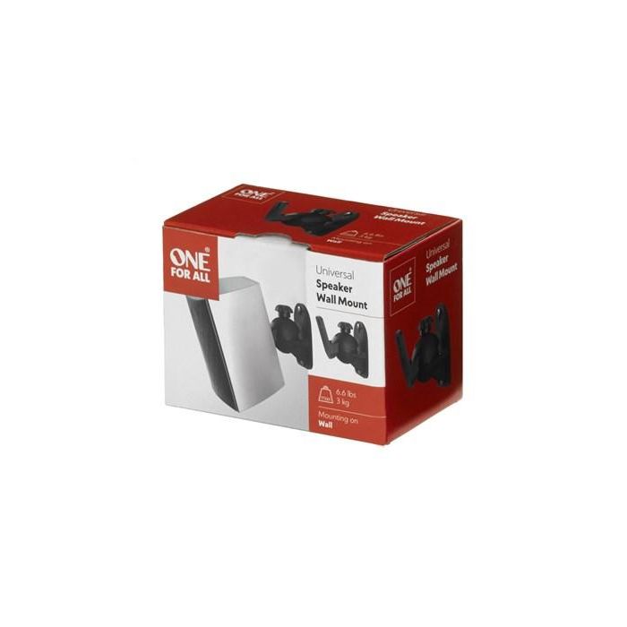 One For All Soporte Universal para Altavoz Giratorio 120º 4 One For All Soporte Universal para Altavoz Giratorio 120º 4